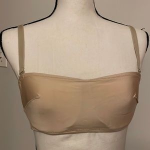 Victoria’s Secret Convertible Underwire Nylon Lycra Spandex Beige Bra - Size 34B